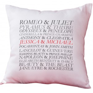 Monogramonline Inc. Personalized Couples Decorative Cushion Cover MOOL1052